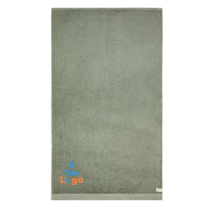 Asciugamani VINGA Birch 90x150 verde - personalizzabile con logo