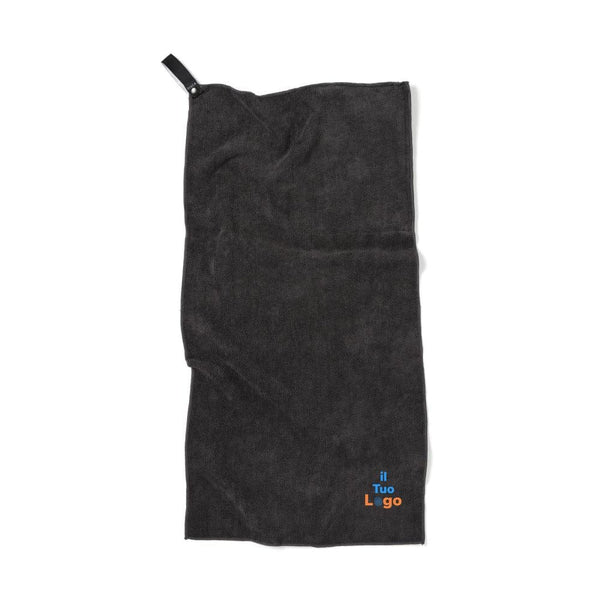 Asciugamano active dry VINGA in RPET GRS 80x40 - personalizzabile con logo