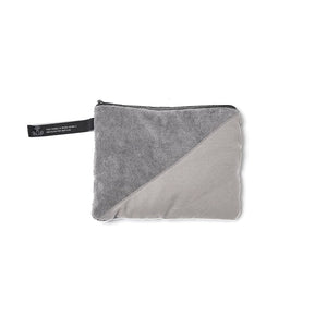 Asciugamano active dry VINGA in RPET GRS grigio - personalizzabile con logo