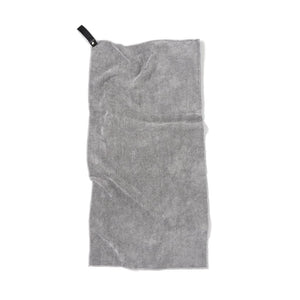 Asciugamano active dry VINGA in RPET GRS grigio - personalizzabile con logo