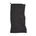 Asciugamano active dry VINGA in RPET GRS nero - personalizzabile con logo