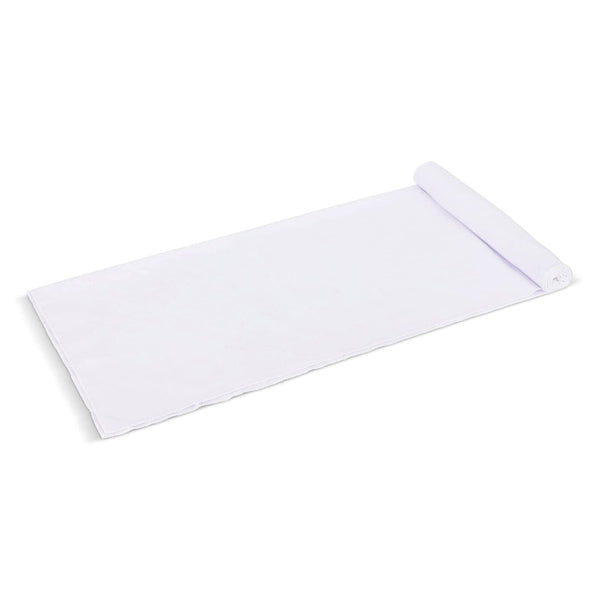 Asciugamano ad asciugatura rapida 50x100 cm (200 g/m²) sublimazione Bianco - personalizzabile con logo