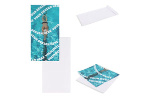 Asciugamano ad asciugatura rapida 50x100 cm (200 g/m²) sublimazione Bianco - personalizzabile con logo