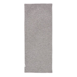 Asciugamano ad asciugatura rapida R-PET 30x80cm Bianco / grigio - personalizzabile con logo
