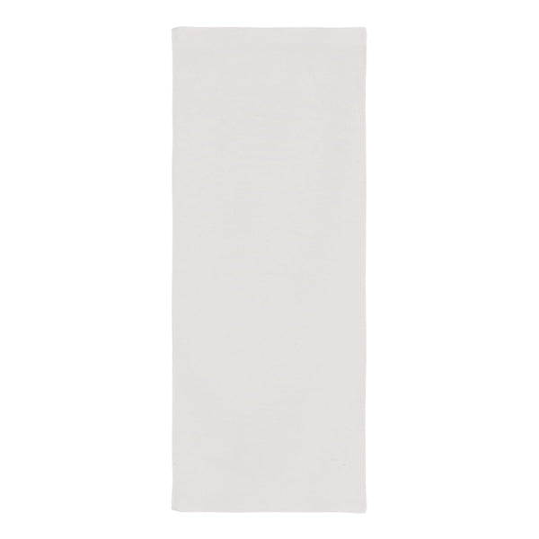 Asciugamano ad asciugatura rapida R-PET 30x80cm Bianco / grigio - personalizzabile con logo
