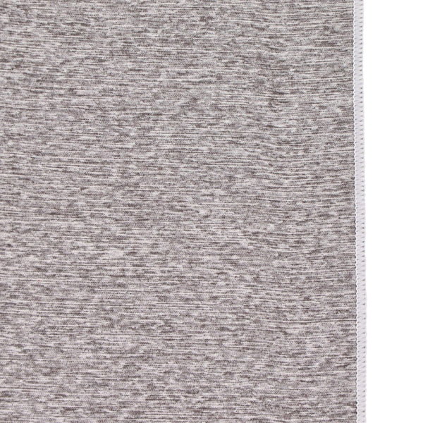 Asciugamano ad asciugatura rapida R-PET 50x100cm Bianco / grigio - personalizzabile con logo