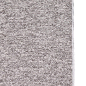 Asciugamano ad asciugatura rapida R-PET 70x140cm Bianco / grigio - personalizzabile con logo
