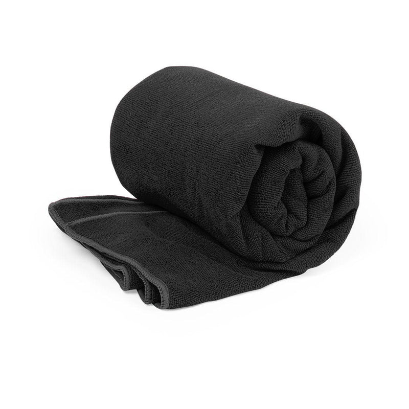 Asciugamano Assorbente Bayalax nero - personalizzabile con logo
