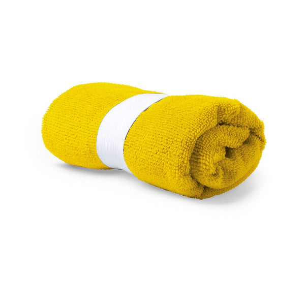 Asciugamano Assorbente Kefan giallo - personalizzabile con logo