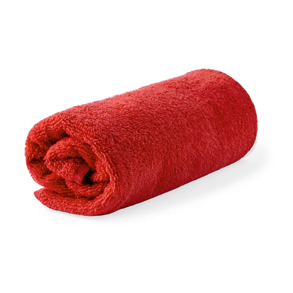 Asciugamano Canoria rosso - personalizzabile con logo
