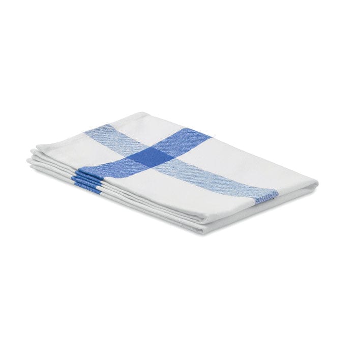 Asciugamano da cucina blu - personalizzabile con logo