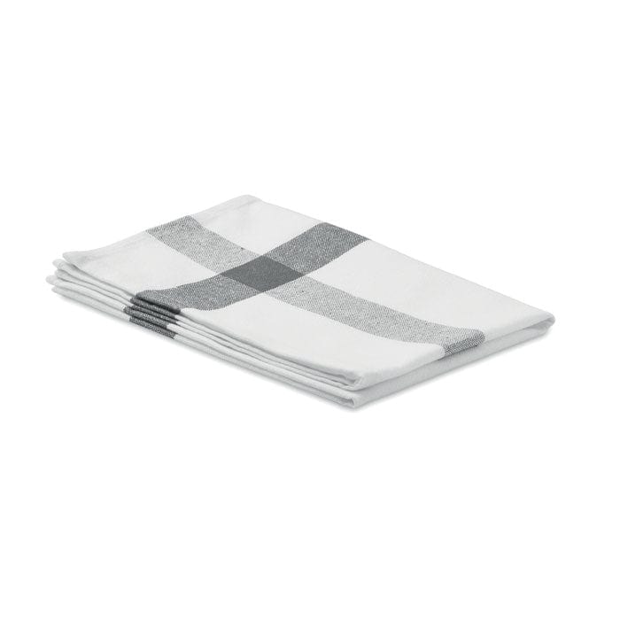 Asciugamano da cucina grigio - personalizzabile con logo