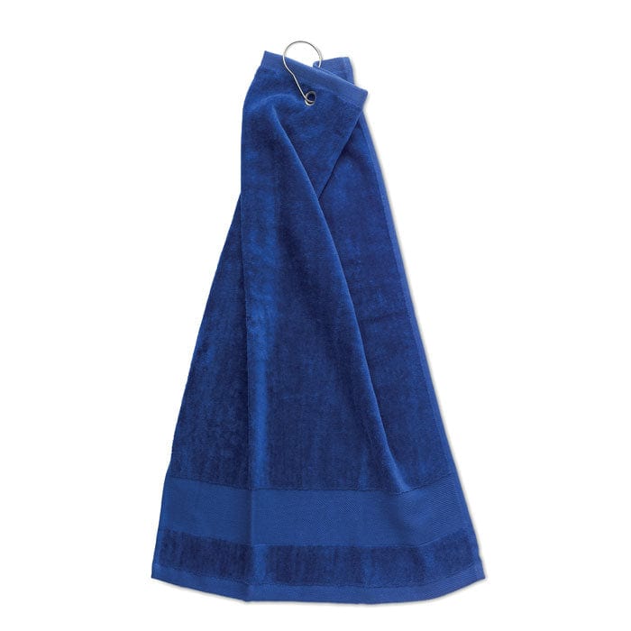 Asciugamano da golf blu - personalizzabile con logo