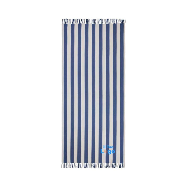 Asciugamano da hamam VINGA Ornos GRS blu - personalizzabile con logo