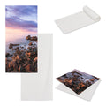 Asciugamano double-face con stampa full 100x180 cm Bianco - personalizzabile con logo