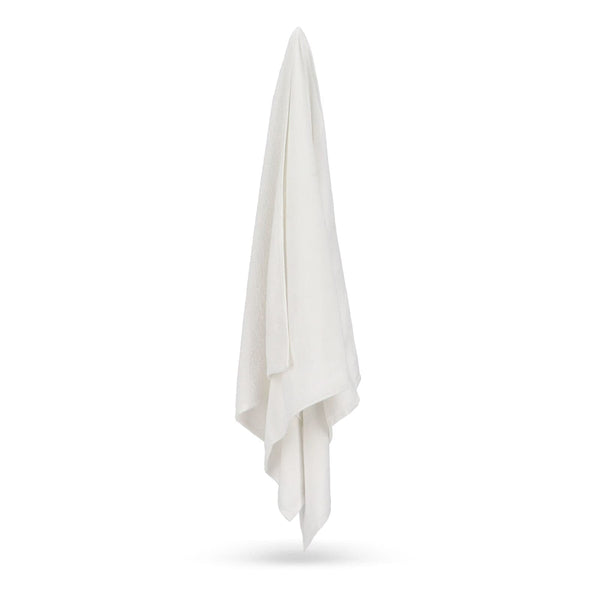 Asciugamano double-face con stampa in  sublimazione 30x130 cm 400g/m² Bianco - personalizzabile con logo