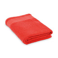 Asciugamano grande da bagno in cotone Rosso - personalizzabile con logo