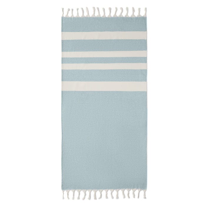 Asciugamano Hamman 140 gr/m blu - personalizzabile con logo