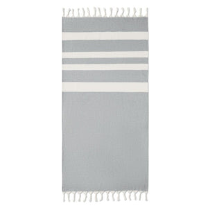 Asciugamano Hamman 140 gr/m grigio - personalizzabile con logo