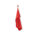 Asciugamano in microfibra 30 x 50 Rosso - personalizzabile con logo
