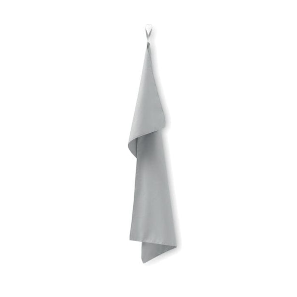 Asciugamano in microfibra 50 x 100 Grigio - personalizzabile con logo