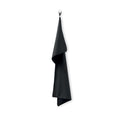 Asciugamano in microfibra 50 x 100 Nero - personalizzabile con logo