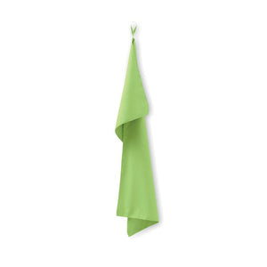 Asciugamano in microfibra 50 x 100 Verde calce - personalizzabile con logo