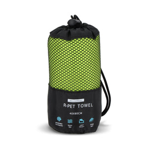 Asciugamano R-PET Quick Dry 40×80 cm con custodia, sublimazione. - personalizzabile con logo
