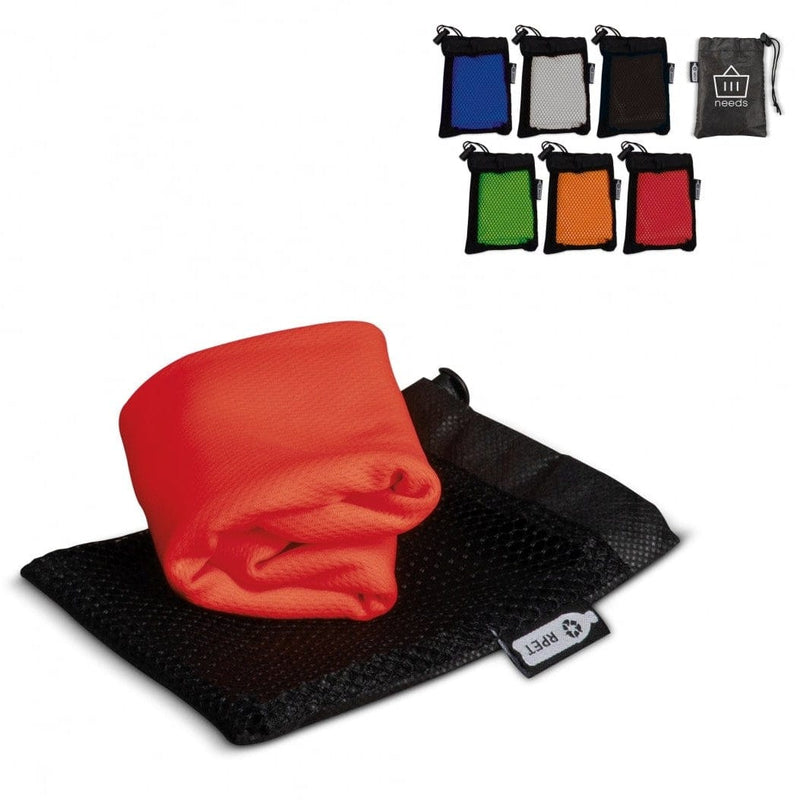 Asciugamano rinfrescante R-PET 30x80cm - personalizzabile con logo