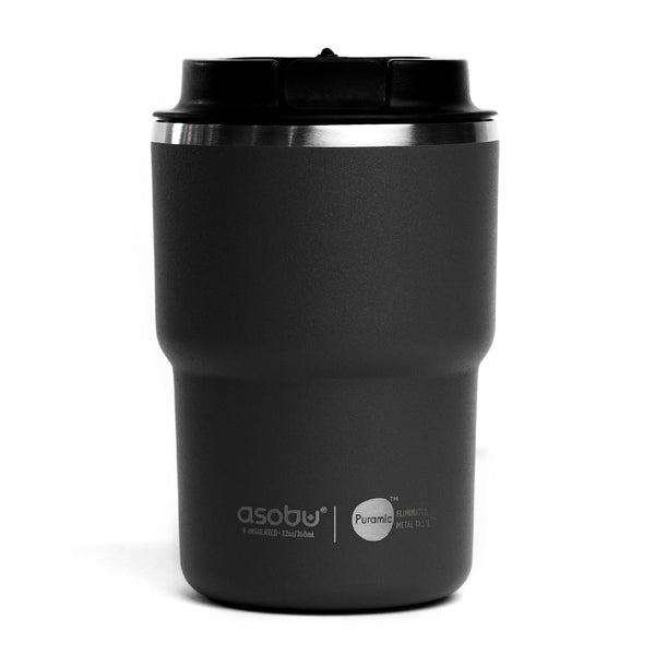 Asobu tazza termica con Puramic 355 ml Nero - personalizzabile con logo