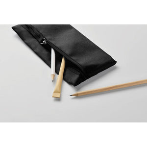 Astuccio con cerniera poliestere 300D RPET - personalizzabile con logo