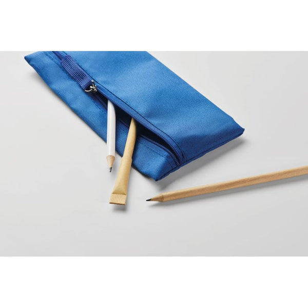 Astuccio con cerniera poliestere 300D RPET - personalizzabile con logo