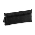 Astuccio con cerniera poliestere 300D RPET Nero - personalizzabile con logo