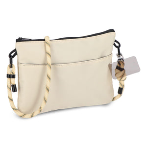 Astuccio extra Everyday Essentials con cinturino in paracord Beige - personalizzabile con logo