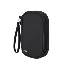 Astuccio Organizzatore da Viaggio Mirvan nero - personalizzabile con logo