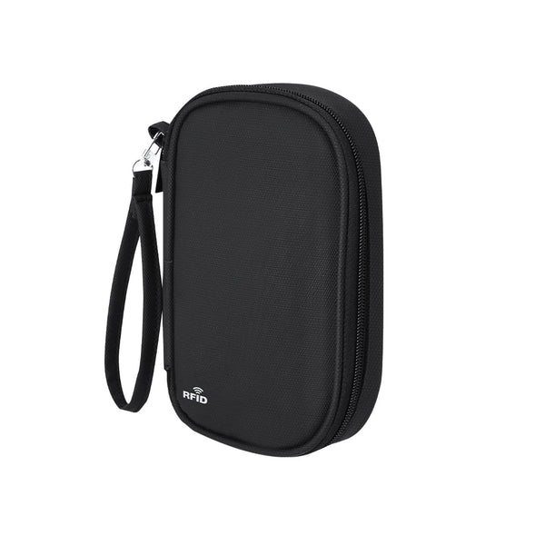 Astuccio Organizzatore da Viaggio Mirvan nero - personalizzabile con logo