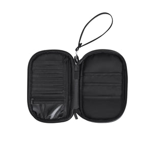 Astuccio Organizzatore da Viaggio Mirvan nero - personalizzabile con logo