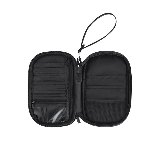 Astuccio Organizzatore da Viaggio Mirvan nero - personalizzabile con logo
