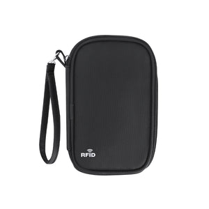 Astuccio Organizzatore da Viaggio Mirvan nero - personalizzabile con logo