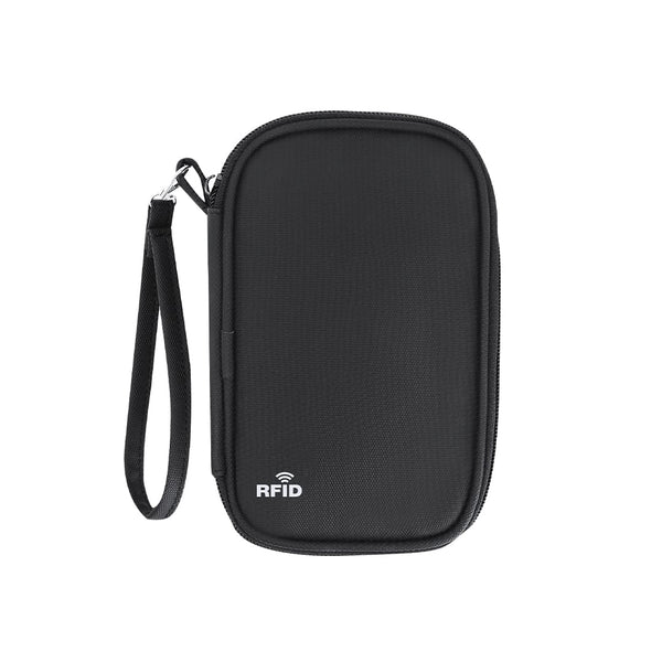 Astuccio Organizzatore da Viaggio Mirvan nero - personalizzabile con logo