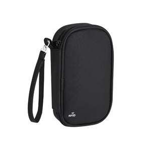 Astuccio Organizzatore da Viaggio Mirvan nero - personalizzabile con logo