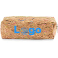 Astuccio per matite in sughero beige - personalizzabile con logo