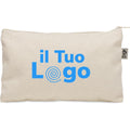 Astuccio porta cosmetici in cotone - personalizzabile con logo