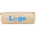 Astuccio porta matite in cotone beige - personalizzabile con logo