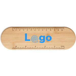 Astuccio rigido in feltro RPET Legno - personalizzabile con logo