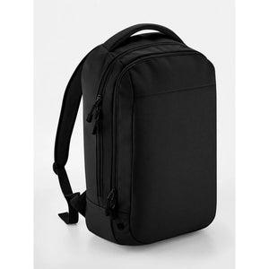 Athleisure Sports Backpack nero - personalizzabile con logo