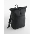 Athlux Roll-Top Backpack nero - personalizzabile con logo