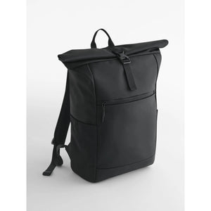 Athlux Roll-Top Backpack nero - personalizzabile con logo