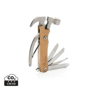 Attrezzo a martello in legno marrone - personalizzabile con logo