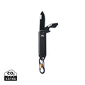 Attrezzo portachiavi Nordic Drift Adventure nero - personalizzabile con logo